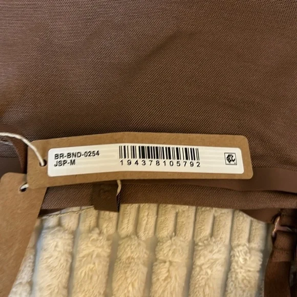 NWT SKIMS SHEER SCULPT BANDEAU IN JASPER - Picture 3 of 3